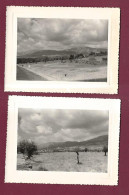 020524 - 2 PHOTOS Années 1950 - ESPAGNE - EL ESCORIAL - Places