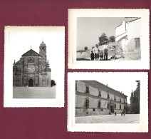 020524 - 3 PHOTOS 1959 - ESPAGNE ANDALUCIA - UBEDA Palais église - Places