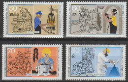 Berlin, 1987, Mi.Nr. 780-783 ** -  Ein Satz "Jugend: Handwerksberufe" - Unused Stamps