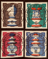 ALEMANIA 1972 - MI 742/45 - Gebraucht