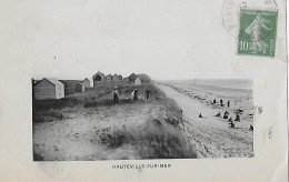 Autres & Non Classés. Hauteville Sur Mer. Les Cabines Et La Plage De Hauteville Sur Mer. - Altri & Non Classificati