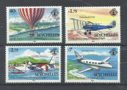 SEYCHELLES   YVERT  530/33  MNH  ** - Montgolfières