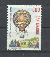 SAN MARINO  YVERT   1080  MNH  ** - Montgolfier