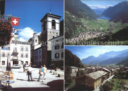 12156985 Poschiavo Piazza Comunale Alpenpanorama Poschiavo - Altri & Non Classificati