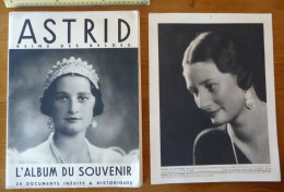 ASTRID, Reine Des Belges (L'Album Du Souvenir - 24 Documents Inédits & Historiques) 1935 - Biografie