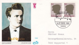 Germany Berlin FDC 1983 MiNr.701 100.Geb. Joachim Ringelnatz - 1981-1990