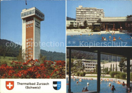 12132425 Zurzach Thermalbad Hotelturm Schwimmbecken Bad Zurzach - Autres & Non Classés