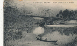 30 // MONTFRIN   Le Pont Suspendu Et Vue Sur Le Gardon - Otros & Sin Clasificación