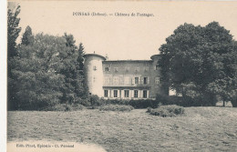 26 // PONSAS   Chateau De Fontager    Edit Pinet - Autres & Non Classés