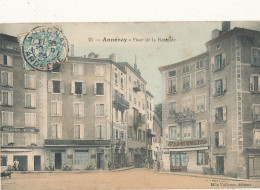 07 // ANNONAY  Place De La Rotonde 21 / Colorisée   Edit Valleton / Café De L'Union / Boulangerie Beaume - Annonay