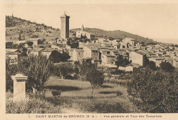 04 // SAINT MARTIN DE BROMES    Vue Générale Et Tour Des Templiers - Sonstige & Ohne Zuordnung