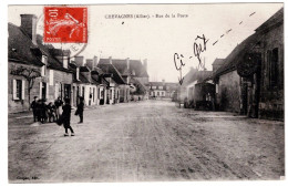 03 ALLIER CHEVAGNES Rue De La Poste  Plan Peu Courant - Other & Unclassified