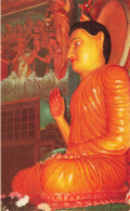 SRI LANKA (CEYLON) - Statue Of Lord Bouddha In Asokaramaya Temple Ceylon - Statue - Carte Postale - Sri Lanka (Ceylon)