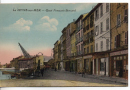 Carte Postale Ancienne La Seyne Sur Mer - Quai François Bernard - La Seyne-sur-Mer