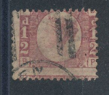 GB  N°49 Victoria 1/2p Rouge De 1870 - Piquage à Cheval - Oblitérés