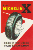 MICHELIN BIBENDUM X - Carte Postale 10X15 CM NEUF - Passenger Cars