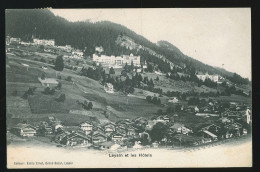 14745 - SUISSE - LEYSIN -et Les Hôtels - Leysin