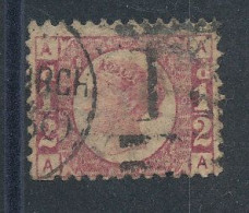 GB  N°49 Victoria 1/2p Rouge De 1870 Planche 6 - Usati