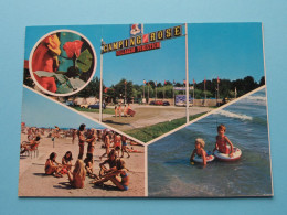 Camping Delle ROSE Villaggio Turistico > 47043 GATTEO MARE Italia ( Zie/Voir ++ Scans ) Carte Publicitaire ! - Forlì