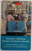 Sweden 100 Unit Chip Card - Tourist Tram - Sparvagn Goteborg - Zweden