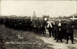 Photo CPA Straßburg Elsass, Deutsche Soldaten In Uniform, Das Begräbnis Der Letzten 100 Tage - Other & Unclassified