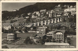 12057565 Leysin Mit Viadukt Leysin - Autres & Non Classés