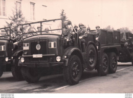 SOLDATS ARMEE ITALIENNE A BORD DE  LEUR CAMION  PHOTO ORIGINALE 14 X 10 CM - Guerre, Militaire