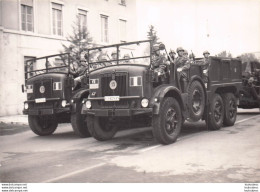 SOLDATS ARMEE ITALIENNE A BORD DE  LEUR CAMION  PHOTO ORIGINALE 14 X 10 CM R2 - Guerre, Militaire