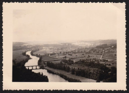 Jolie Photo Panorama De La Vallée De La Dordogne Prise Depuis Les Remparts De Domme, Nouvelle Aquitaine, 9,8 X 7 Cm - Luoghi