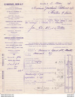 MARSEILLE 1917 COMPAGNIE HAVRAISE PENINSULAIRE DE MONTRAVEL ROCHE ET CIE  CETTE ORAN ALGER PHILIPPEVILLE - 1900 – 1949