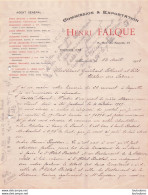 MARSEILLE 1918 HENRI FALQUE COMMISSION ET EXPORTATION R9 - 1900 – 1949