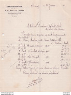 CHAMARANDES 1921 COMMISSION EXPORTATION A. CLAIR ET G. LORNE 29/01/1921 - 1900 – 1949