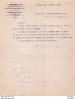 CASABLANCA 24/02/1919  J. FERRIERE PEYRE IMPORTATION EXPORTATION - 1900 – 1949