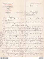 TUNIS 06/03/1918 FION FRERES COMMISSION REPRESENTATION SUCCURSALE A SFAX - 1900 – 1949