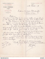 TUNIS 26/02/1918 FION FRERES COMMISSION REPRESENTATION SUCCURSALE A SFAX - 1900 – 1949