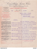 CONSORTIUM SAVON FRERES  MARSEILLE 11/04/1917 TRANSIT COMMISSION CONSIGNATION - 1900 – 1949