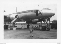 AVION LOCKHEED L-749 CONSTELLATION OU SUPER G  PHOTO ORIGINALE FORMAT 10 X 7 CM - Luftfahrt