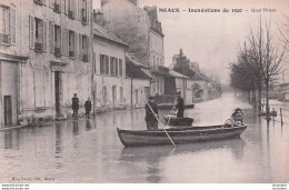 MEAUX CRUES INONDATIONS JANVIER 1910 QUAI THIERS - Meaux