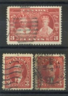 CANADA - 1935/37, KING GEORGE V & QUEEN MARY, & KING GEORGE V STAMPS SET OF 3, USED. - Oblitérés