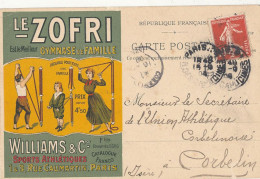 75 //  PARIS   IX EME    Le ZOFRI  Gymnase De Famille   Williams Et Co  1 3 Rue Caumartin   ** - Arrondissement: 09