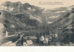 65 // GAVARNIE    Vue Générale Du Village Et Du Cirque  313 / Café Restaurant Des Pyrénées GABAIL Propriétaire - Gavarnie