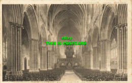 R595182 Exeter Cathedral. Nave Looking East. Worth - Welt