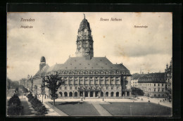 AK Dresden, Neues Rathaus An Der Ring-Strasse  - Dresden