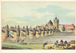 TCHEQUIE  - A Gustav - J Berka - Praha Karluv Most - Kolor Médiryt Zr 1818 - Carte Postale - Czech Republic