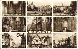 11774888 Winchester King Arthur College Statue Cathedral High Street City Cross  - Andere & Zonder Classificatie