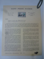 Ministère Des Postes Saint Pierre Fourier Mirecourt Vosges 88 1966 - Documenten Van De Post