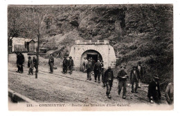 03 ALLIER COMMENTRY MINES Sortie Des Mineurs D'une Galerie Plan Peu Courant - Commentry