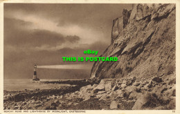 R598208 Eastbourne. Beachy Head And Lighthouse By Moonlight. Shoesmith And Ether - Welt
