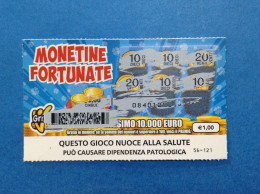 Lotteria Gratta E Vinci Monetine Fortunate Lotto 3042 - Billets De Loterie