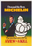 MICHELIN BIBENDUM JAMES BOND 007 ROGER MOORE LE MEILLEUR - Carte Postale 10X15 CM NEUF - Passenger Cars